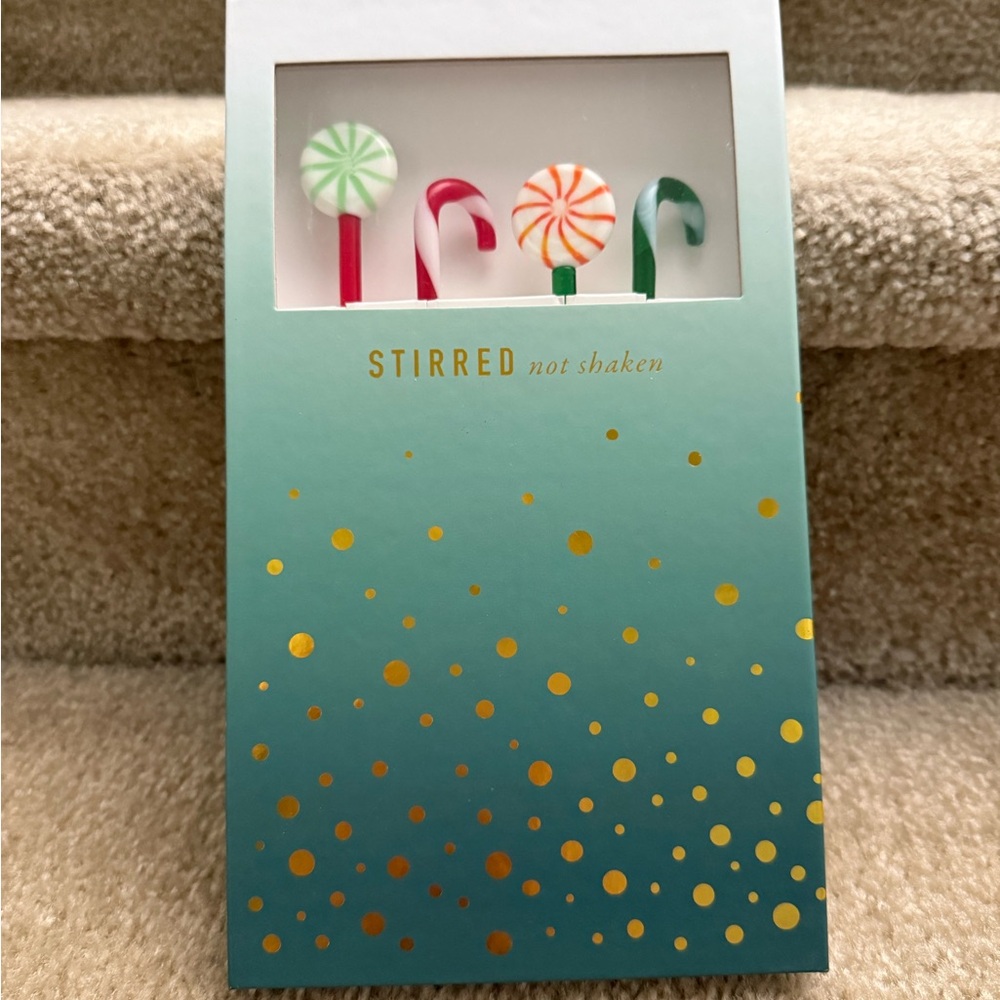 Anthropologie Holiday Drink Stirrers